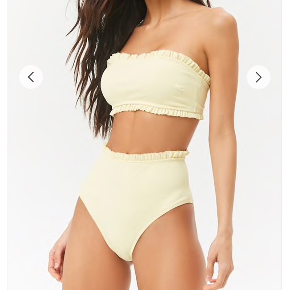 Forever 21 Other - NWT 💛 Yellow High Waisted Bikini